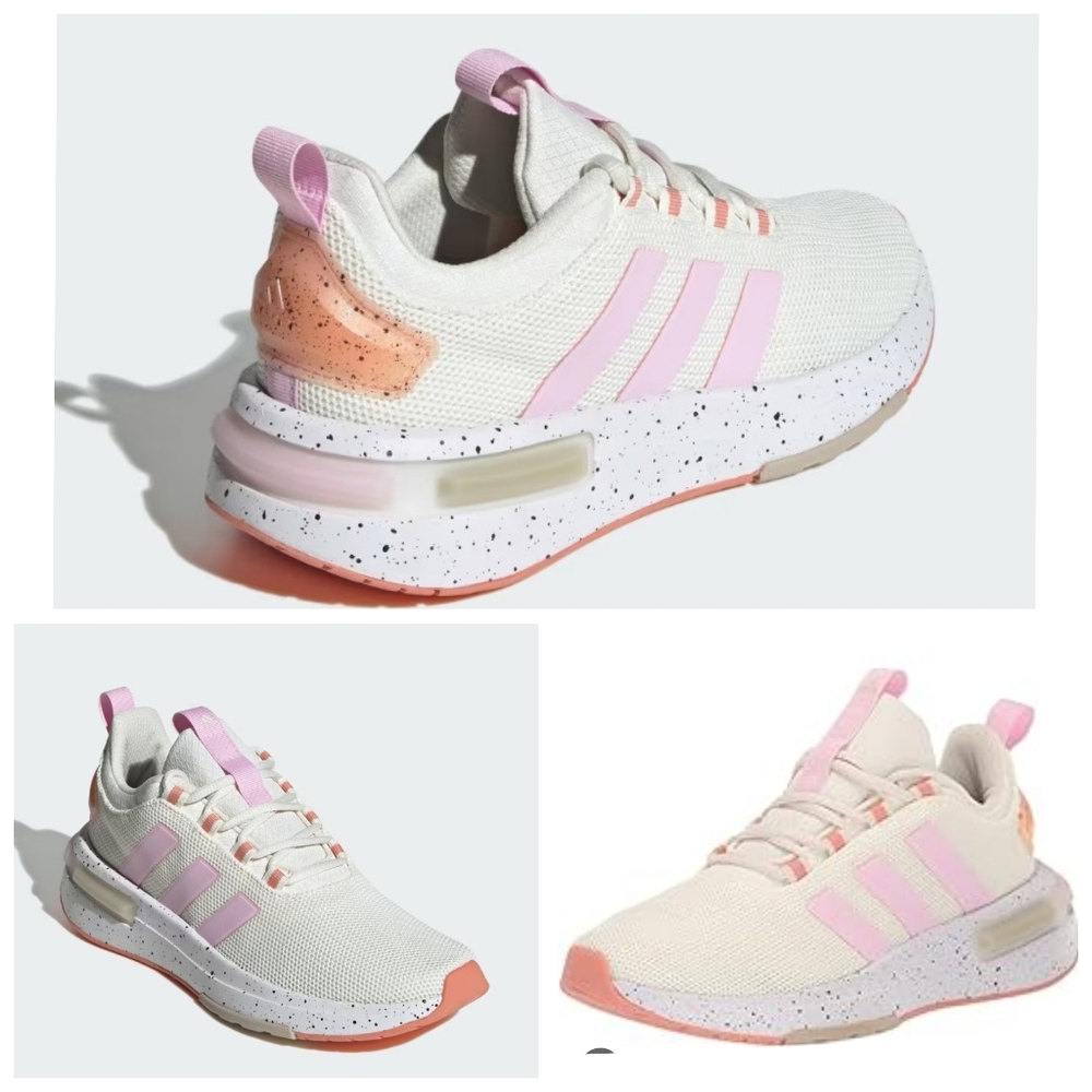 Adidas Racer Off White Orchid Womens Running Shoes